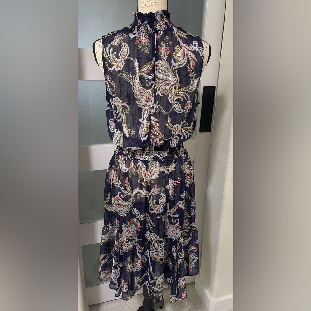 💎 Nannette Lepore sheer sleeveless dress SZ 10 - Picture 2 of 5
